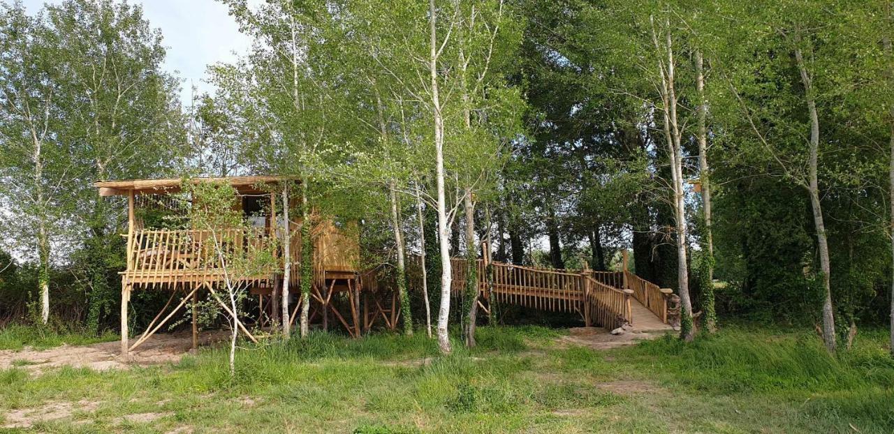La Cabane Perchee Villelaure Extérieur photo
